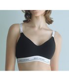 【ピーチジョン/PEACH JOHN】の【ノンワイヤーブラ】コットンMIXロゴノンワイヤーブラバックホック 人気、トレンドファッション・服の通販 founy(ファニー) ファッション Fashion レディースファッション Fashion for Women バッグ Bags アンダー Underwear Essentials シンプル Simple, Minimal ストレッチ Stretch, Stretchy Fabric フィット Fit, Slim Fit フロント Front, Front Design プリント Print, Printed Pattern ヨガ Yoga, Yoga Wear ラップ Wrap, Wrap Design ワイヤー Wire, Wired Bra ワーク Workwear, Utility Style おすすめ Recommended / Our Picks thumbnail ブラック|ID: prp329100004806783 ipo3291000000034880317