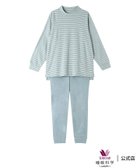 【ワコール 睡眠科学/wacoal suimin】のワコール 睡眠科学 パジャマ 長袖 長ズボン 吸湿発熱性(本体) 人気、トレンドファッション・服の通販 founy(ファニー) ファッション Fashion レディースファッション Fashion for Women トップス・カットソー Cut & Sew Tops アクリル Acrylic Material パジャマ Pajamas, Sleepwear ボトム Bottoms, Lower Wear ボーダー Border, Stripe 無地 Plain, Solid Color 長袖 Long Sleeve, Full Sleeve thumbnail BU|ID: prp329100004806786 ipo3291000000034880337