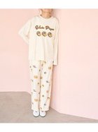 【ジェラート ピケ/gelato pique】のドーナツ柄ロングパンツ 人気、トレンドファッション・服の通販 founy(ファニー) ファッション Fashion レディースファッション Fashion for Women パンツ Pants & Trousers ストレート Straight, Straight Cut スマート Smart, Elegant プリント Print, Printed Pattern ベーシック Basic, Essential ポケット Pocket, Pocket Detail ロング Long, Long-Length thumbnail CRM[004]|ID: prp329100004806789 ipo3291000000034880353