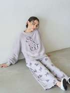 【ジェラート ピケ/gelato pique】のプードル柄ロングパンツ 人気、トレンドファッション・服の通販 founy(ファニー) ファッション Fashion レディースファッション Fashion for Women パンツ Pants & Trousers カットソー Cut and Sewn Top スマート Smart, Elegant セットアップ Set-Up, Coordinated Outfit フェミニン Feminine, Girly フリル Frill, Ruffle リボン Ribbon, Bow ロング Long, Long-Length ワイド Wide, Wide Fit thumbnail GRY[006]|ID: prp329100004806798 ipo3291000000034880422