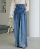 【ラブティックボンボン/La boutique BonBon】の【スタイルアップが叶う!】ハイウエストバギーデニムパンツ 人気、トレンドファッション・服の通販 founy(ファニー) ファッション Fashion レディースファッション Fashion for Women パンツ Pants & Trousers デニムパンツ・ジーンズ・美脚デニム Denim Jeans & Pants カットソー Cut and Sewn Top クロップド Cropped, Short Length コルセット Corset, Bustier シンプル Simple, Minimal デニム Denim, Jeans Material ポケット Pocket, Pocket Detail メタル Metal, Metal Parts リラックス Relax, Relaxed Fit おすすめ Recommended / Our Picks thumbnail ブルー|ID: prp329100004806803 ipo3291000000034880498