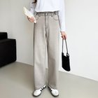 【ココモモ/COCOMOMO】の「楽革命」疲れないデニム デニムパンツ ストレッチデニム ウエスト調整 人気、トレンドファッション・服の通販 founy(ファニー) ファッション Fashion レディースファッション Fashion for Women パンツ Pants & Trousers デニムパンツ・ジーンズ・美脚デニム Denim Jeans & Pants ストレッチ Stretch, Stretchy Fabric ストレート Straight, Straight Cut デニム Denim, Jeans Material フィット Fit, Slim Fit レギュラー Regular, Standard Fit ロング Long, Long-Length thumbnail レギュラー丈・グレー|ID: prp329100004806812 ipo3291000000034880556