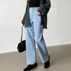 【ココモモ/COCOMOMO】の「楽革命」疲れないデニム デニムパンツ ストレッチデニム ウエスト調整 人気、トレンドファッション・服の通販 founy(ファニー) ファッション Fashion レディースファッション Fashion for Women パンツ Pants & Trousers デニムパンツ・ジーンズ・美脚デニム Denim Jeans & Pants ストレッチ Stretch, Stretchy Fabric ストレート Straight, Straight Cut デニム Denim, Jeans Material フィット Fit, Slim Fit レギュラー Regular, Standard Fit ロング Long, Long-Length thumbnail レギュラー丈・ライトブルー|ID: prp329100004806812 ipo3291000000034880557