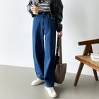 【ココモモ/COCOMOMO】の「楽革命」疲れないデニム デニムパンツ ストレッチデニム ウエスト調整 人気、トレンドファッション・服の通販 founy(ファニー) ファッション Fashion レディースファッション Fashion for Women パンツ Pants & Trousers デニムパンツ・ジーンズ・美脚デニム Denim Jeans & Pants ストレッチ Stretch, Stretchy Fabric ストレート Straight, Straight Cut デニム Denim, Jeans Material フィット Fit, Slim Fit レギュラー Regular, Standard Fit ロング Long, Long-Length thumbnail ロング丈・ブルー|ID: prp329100004806812 ipo3291000000034880562