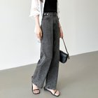 【ココモモ/COCOMOMO】の「楽革命」疲れないデニム デニムパンツ ストレッチデニム ウエスト調整 人気、トレンドファッション・服の通販 founy(ファニー) ファッション Fashion レディースファッション Fashion for Women パンツ Pants & Trousers デニムパンツ・ジーンズ・美脚デニム Denim Jeans & Pants ストレッチ Stretch, Stretchy Fabric ストレート Straight, Straight Cut デニム Denim, Jeans Material フィット Fit, Slim Fit レギュラー Regular, Standard Fit ロング Long, Long-Length thumbnail ロング丈・ダークグレー|ID: prp329100004806812 ipo3291000000034880564