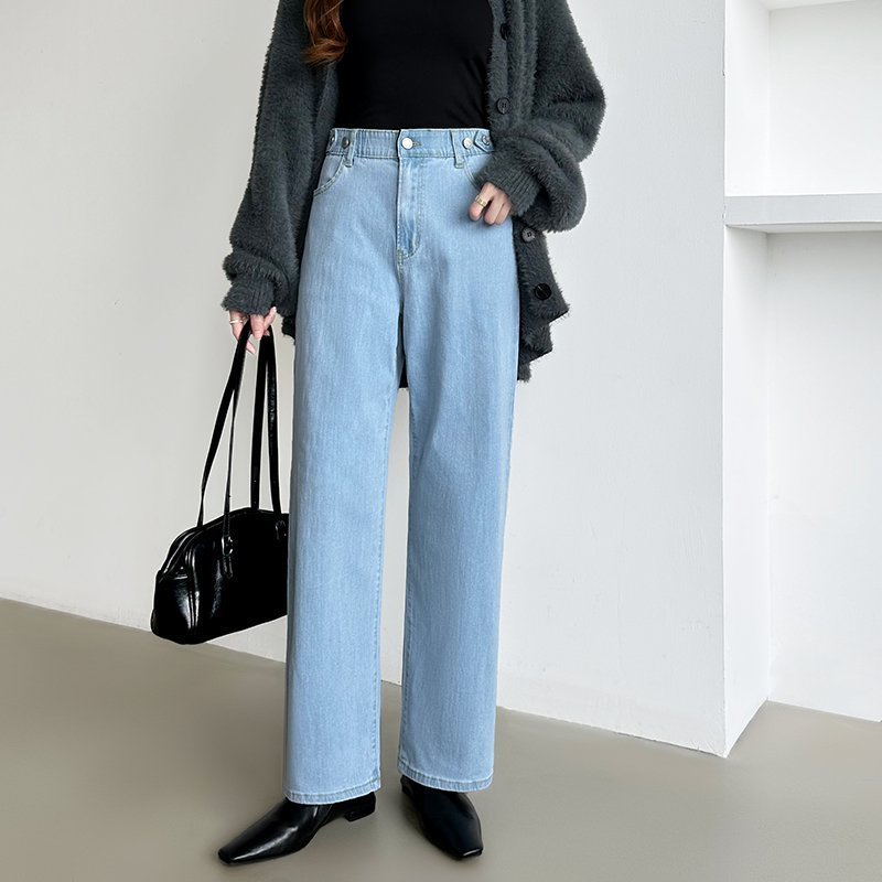 【ココモモ/COCOMOMO】の「楽革命」疲れないデニム デニムパンツ ストレッチデニム ウエスト調整 インテリア・キッズ・メンズ・レディースファッション・服の通販 founy(ファニー) ファッション Fashion レディースファッション Fashion for Women パンツ Pants & Trousers デニムパンツ・ジーンズ・美脚デニム Denim Jeans & Pants ストレッチ Stretch, Stretchy Fabric ストレート Straight, Straight Cut デニム Denim, Jeans Material フィット Fit, Slim Fit レギュラー Regular, Standard Fit ロング Long, Long-Length ロング丈・ライトブルー|ID: prp329100004806812 ipo3291000000034880567