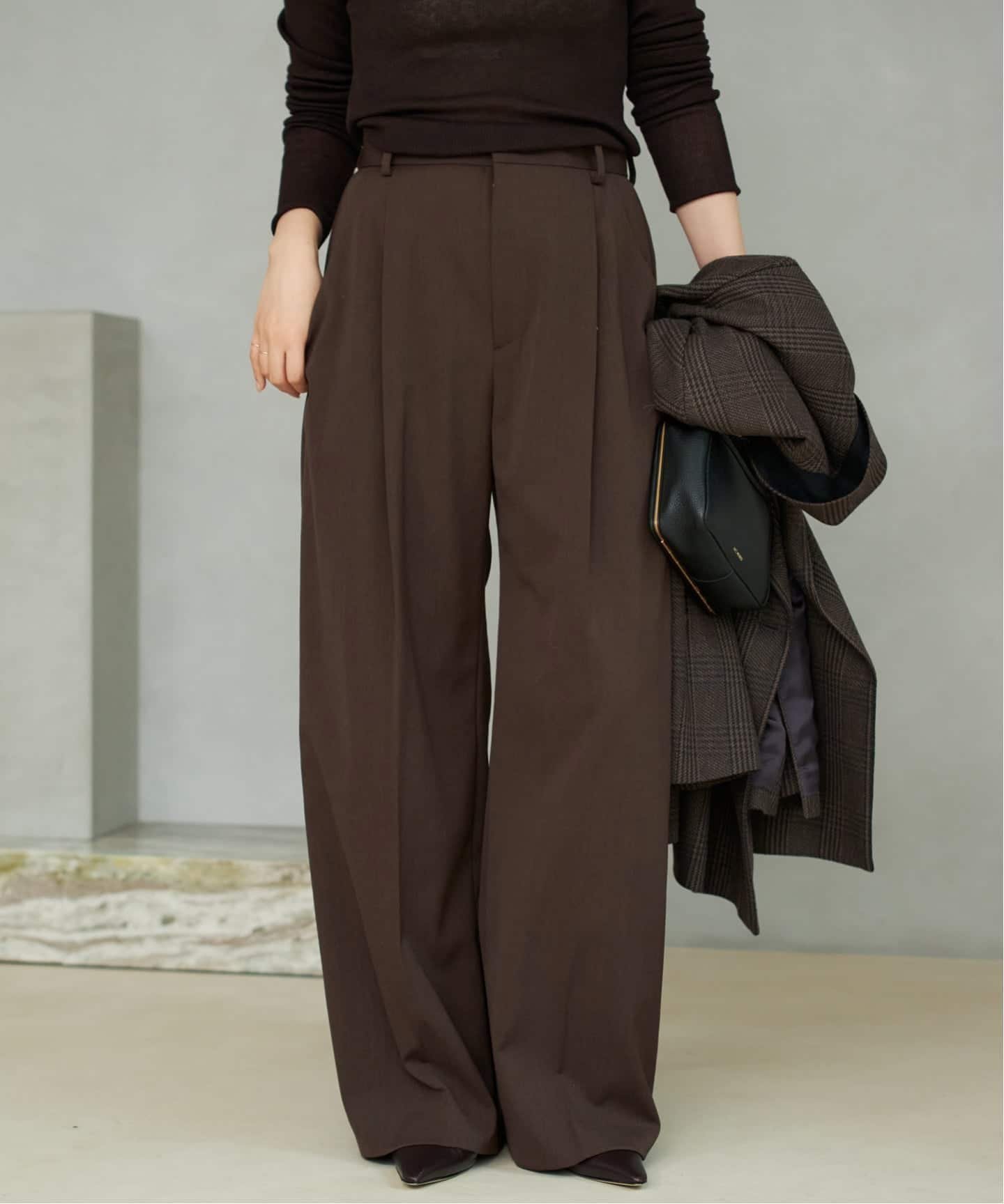 【プラージュ/Plage】のOne Tuck Straight Wide パンツ 人気、トレンドファッション・服の通販 founy(ファニー) ファッション Fashion レディースファッション Fashion for Women パンツ Pants & Trousers センター Center, Center Line バランス Balance, Style Balance フロント Front, Front Design 定番 Standard, Basic Item other-1|ID: prp329100004806816 ipo3291000000034880605