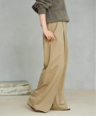 【プラージュ/Plage】のOne Tuck Straight Wide パンツ 人気、トレンドファッション・服の通販 founy(ファニー) ファッション Fashion レディースファッション Fashion for Women パンツ Pants & Trousers センター Center, Center Line バランス Balance, Style Balance フロント Front, Front Design 定番 Standard, Basic Item thumbnail ベージュ|ID: prp329100004806816 ipo3291000000034880607