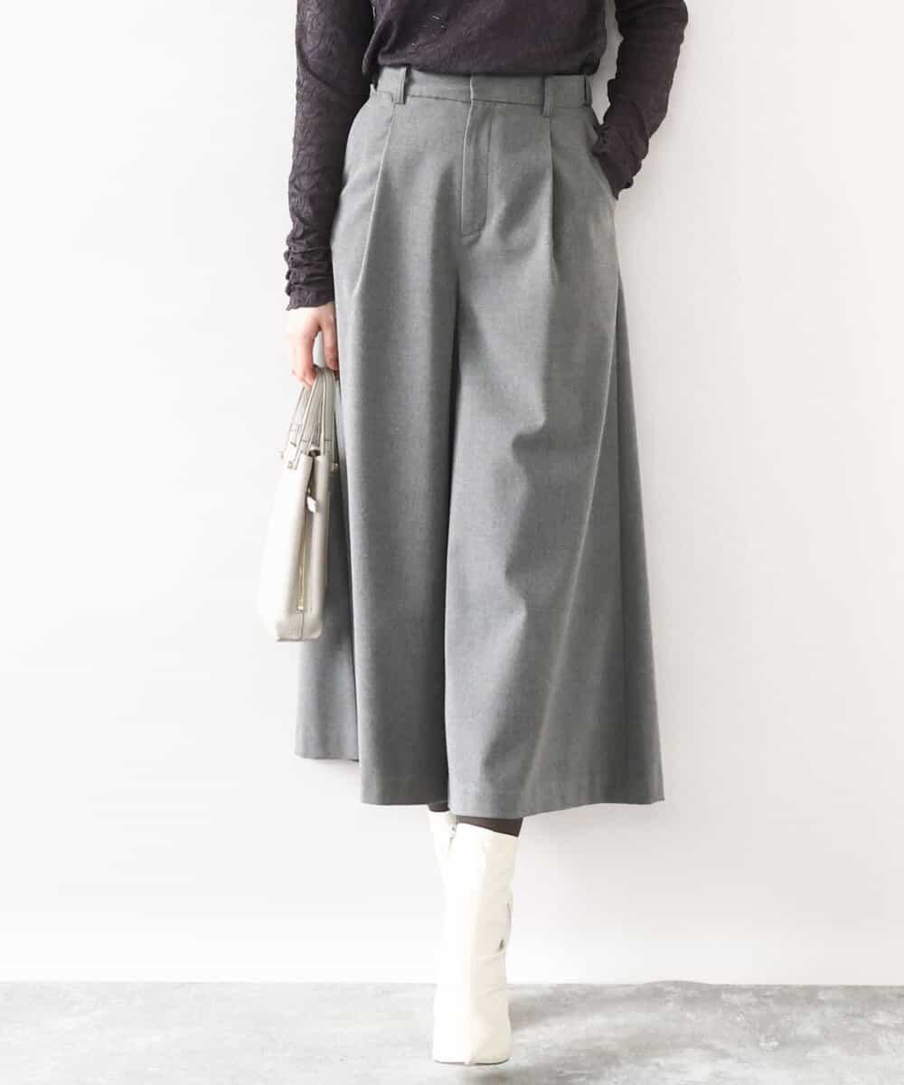 【オフオン/ofuon】のTRソフトストレッチ裏起毛ガウチョパンツ/洗える 人気、トレンドファッション・服の通販 founy(ファニー) ファッション Fashion レディースファッション Fashion for Women パンツ Pants & Trousers おすすめ Recommended / Our Picks ガウチョ Gaucho ガウチョパンツ Gaucho Pants, Culottes コンパクト Compact, Small Size ショート Short, Short Length ストレッチ Stretch, Stretchy Fabric 冬 Winter / This Winter 夏 Summer 春 Spring 洗える Machine Washable 秋 Autumn other-1|ID: prp329100004806841 ipo3291000000034880766