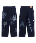 【エクストララージ/XLARGE】のPAINTING PAINTER PANTS 人気、トレンドファッション・服の通販 founy(ファニー) ファッション Fashion レディースファッション Fashion for Women パンツ Pants & Trousers おすすめ Recommended / Our Picks グラフィック Graphic, Graphic Design シンプル Simple, Minimal スタンダード Standard, Basic プリント Print, Printed Pattern A/W・秋冬 Autumn/Winter thumbnail BLACK|ID: prp329100004806855 ipo3291000000034880900