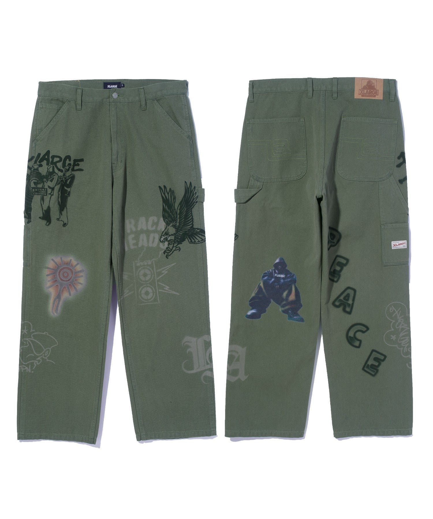 【エクストララージ/XLARGE】のPAINTING PAINTER PANTS インテリア・キッズ・メンズ・レディースファッション・服の通販 founy(ファニー) ファッション Fashion レディースファッション Fashion for Women パンツ Pants & Trousers おすすめ Recommended / Our Picks グラフィック Graphic, Graphic Design シンプル Simple, Minimal スタンダード Standard, Basic プリント Print, Printed Pattern A/W・秋冬 Autumn/Winter OLIVE|ID: prp329100004806855 ipo3291000000034880904