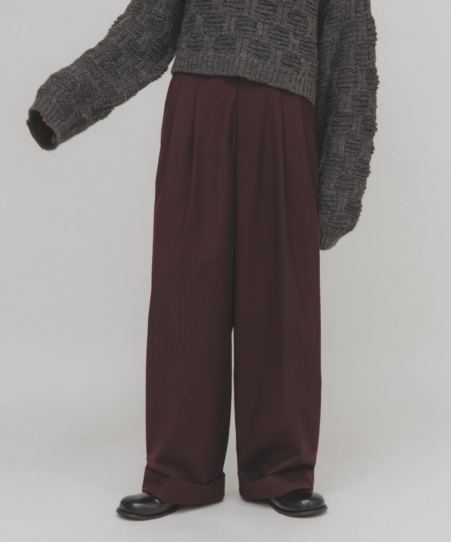 【ケービーエフ/KBF / URBAN RESEARCH】のセンタープレスストレートパンツ インテリア・キッズ・メンズ・レディースファッション・服の通販 founy(ファニー) ファッション Fashion レディースファッション Fashion for Women パンツ Pants & Trousers 2025年 2025 2025-2026秋冬・A/W Autumn/Winter 2025–26 AW25–26 冬 Winter / This Winter クラシック Classic, Timeless Style スラックス Slacks, Dress Pants ダブル Double, Double-Breasted ベーシック Basic, Essential A/W・秋冬 Autumn/Winter ボルドー|ID: prp329100004806856 ipo3291000000034880912