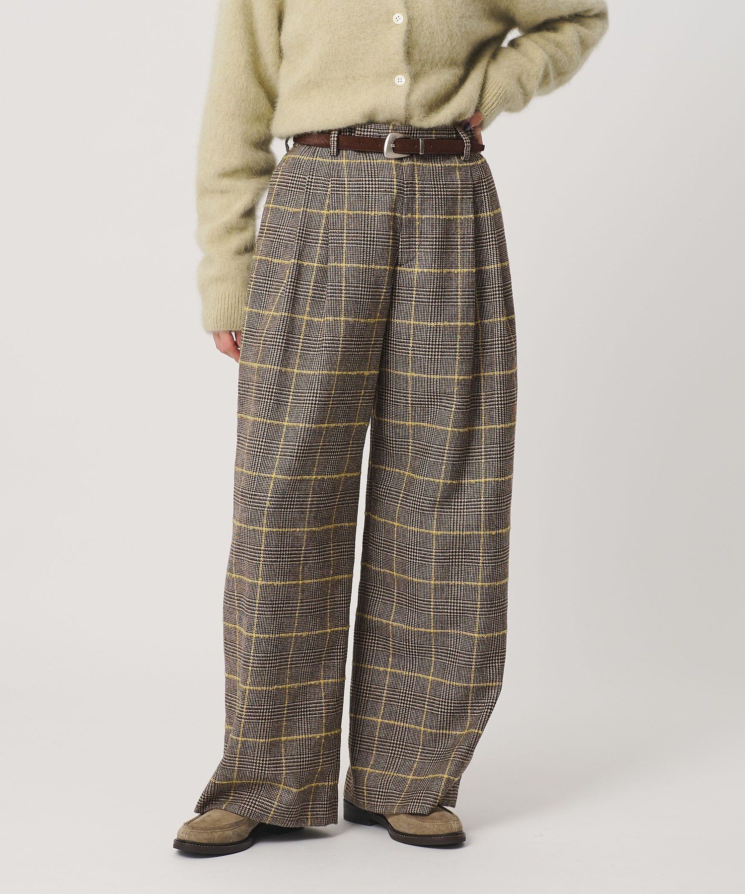 【ビューティ&ユース ユナイテッドアローズ/BEAUTY&YOUTH / UNITED ARROWS】のチェック ワイドタックパンツ 人気、トレンドファッション・服の通販 founy(ファニー) ファッション Fashion レディースファッション Fashion for Women パンツ Pants & Trousers クラシック Classic, Timeless Style チェック Check, Plaid, Tartan フォックス Fox, Fox Fur モノトーン Monotone, Black and White ワイド Wide, Wide Fit おすすめ Recommended / Our Picks other-1|ID: prp329100004806872 ipo3291000000034880997