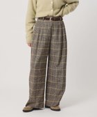 【ビューティ&ユース ユナイテッドアローズ/BEAUTY&YOUTH / UNITED ARROWS】のチェック ワイドタックパンツ 人気、トレンドファッション・服の通販 founy(ファニー) ファッション Fashion レディースファッション Fashion for Women パンツ Pants & Trousers クラシック Classic, Timeless Style チェック Check, Plaid, Tartan フォックス Fox, Fox Fur モノトーン Monotone, Black and White ワイド Wide, Wide Fit おすすめ Recommended / Our Picks thumbnail DK.BROWN|ID: prp329100004806872 ipo3291000000034880998