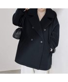【イエナ/IENA】のダブルブレストハーフコート 人気、トレンドファッション・服の通販 founy(ファニー) ファッション Fashion レディースファッション Fashion for Women アウター Coat / Outerwear Collection コート・ロングコート・ピーコート Long Coats, Peacoats & More スマート Smart, Elegant フォルム Silhouette, Form 別注 Limited Edition, Custom Order 2025年 2025 2025-2026秋冬・A/W Autumn/Winter 2025–26 AW25–26 thumbnail ネイビー|ID: prp329100004806873 ipo3291000000034881001