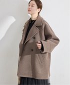 【イエナ/IENA】のダブルブレストハーフコート 人気、トレンドファッション・服の通販 founy(ファニー) ファッション Fashion レディースファッション Fashion for Women アウター Coat / Outerwear Collection コート・ロングコート・ピーコート Long Coats, Peacoats & More スマート Smart, Elegant フォルム Silhouette, Form 別注 Limited Edition, Custom Order 2025年 2025 2025-2026秋冬・A/W Autumn/Winter 2025–26 AW25–26 thumbnail ブラウン|ID: prp329100004806873 ipo3291000000034881002
