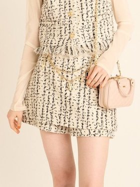 【ファーファー/FURFUR】の【限定カラー】ツイードスカショーパン 人気、トレンドファッション・服の通販 founy(ファニー) ファッション Fashion レディースファッション Fashion for Women ショート Short, Short Length ジャケット Jacket, Outerwear セットアップ Set-Up, Coordinated Outfit ツイード Twill, Twill Weave トレンド Trend, Trending Now ミニスカート Mini Skirt, Short Skirt ループ Loop, Loop Knit エレガント 上品 Elegant |ID:prp329100004806882