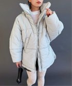 【エディット フォー ルル/edit.for LuLu】のパデット コート 人気、トレンドファッション・服の通販 founy(ファニー) ファッション Fashion レディースファッション Fashion for Women アウター Coat / Outerwear Collection コート・ロングコート・ピーコート Long Coats, Peacoats & More 2025年 2025 2025-2026秋冬・A/W Autumn/Winter 2025–26 AW25–26 おすすめ Recommended / Our Picks イエロー Yellow コンパクト Compact, Small Size サークル Circle, Round Design ジップ Zip, Zipper スタンド Stand Collar, Upright Stand ドローストリング Drawstring, Pull Cord フェミニン Feminine, Girly ルーズ Loose, Oversized thumbnail グレー|ID: prp329100004806884 ipo3291000000034881053