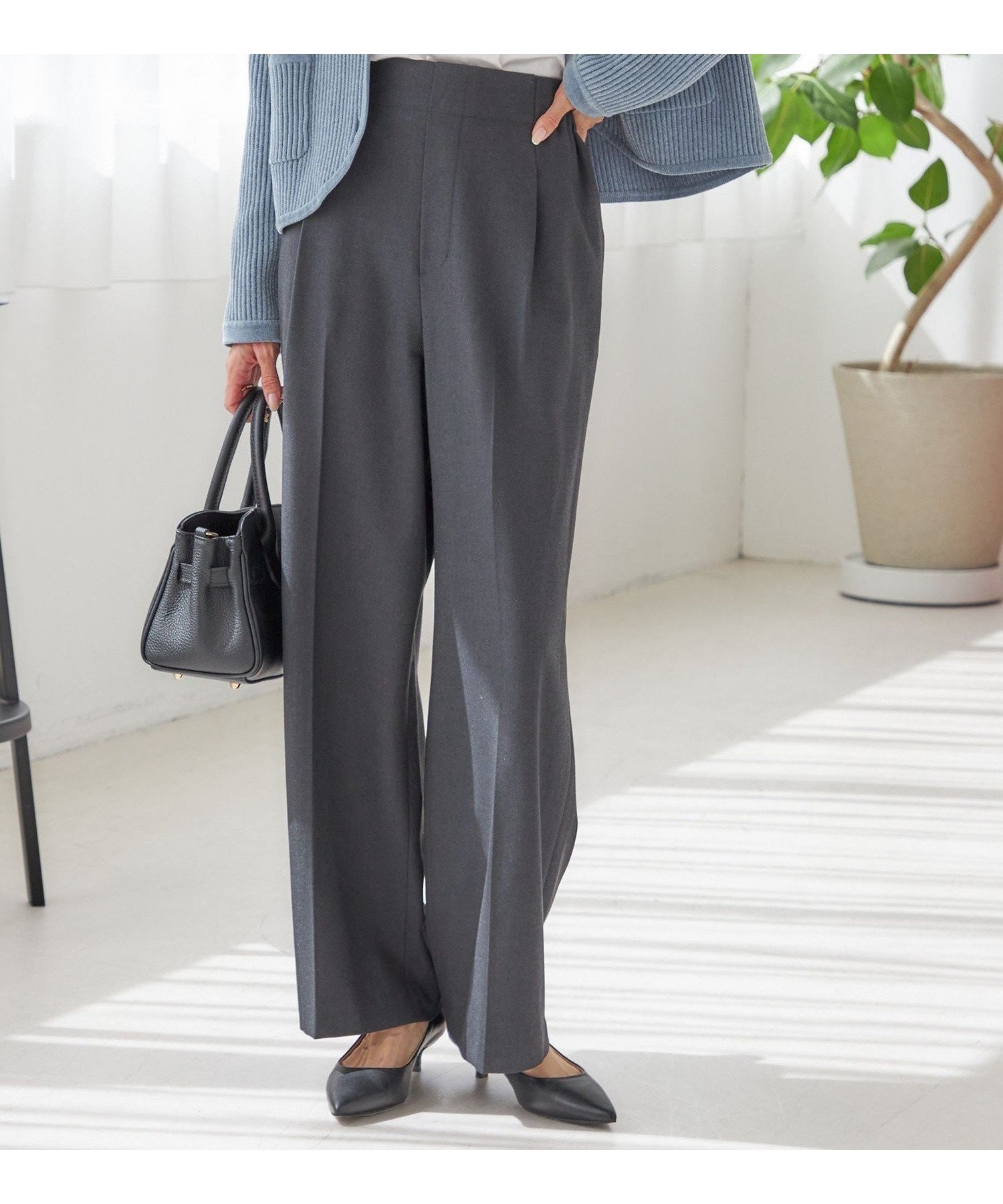 【シップス フォー ウィメン/SHIPS】の手洗い可能 メルティ ウォーム タック ワイド パンツ インテリア・キッズ・メンズ・レディースファッション・服の通販 founy(ファニー) ファッション Fashion レディースファッション Fashion for Women パンツ Pants & Trousers ウォーム Warm Fabric カットソー Cut and Sewn Top ギャザー Gathered, Ruffled シリコン Silicone, Silicone Material センター Center, Center Line ツイード Twill, Twill Weave フロント Front, Front Design ポケット Pocket, Pocket Detail リラックス Relax, Relaxed Fit ワイド Wide, Wide Fit ビジネス 仕事 通勤 Business / Work / Commuting 2025年 2025 2025-2026秋冬・A/W Autumn/Winter 2025–26 AW25–26 チャコールグレー|ID: prp329100004806885 ipo3291000000034881058