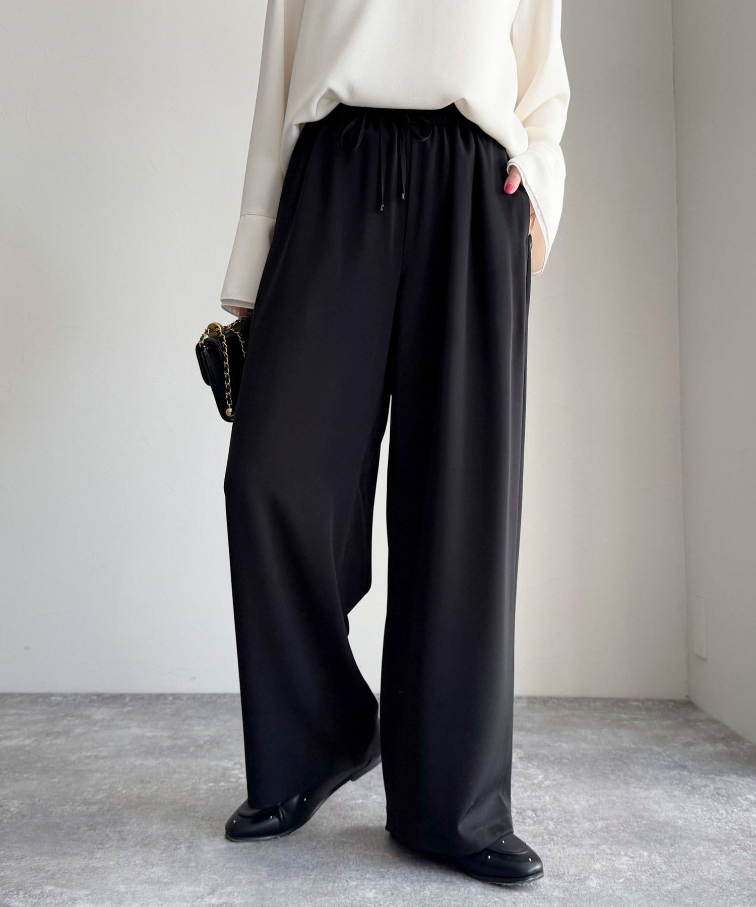 【フレディ&グロスター/FREDY&GLOSTER】の【累計販売数4万本突破!】とろみツイルストレートイージーパンツ インテリア・キッズ・メンズ・レディースファッション・服の通販 founy(ファニー) ファッション Fashion レディースファッション Fashion for Women パンツ Pants & Trousers 2025年 2025 2025春夏・S/S Spring/Summer 2025 SS25 とろみ Fluid, Flowy Fabric オケージョン Occasion Wear ワイド Wide, Wide Fit 今季 This Season, Current Season 夏 Summer 春 Spring S/S・春夏 SS, Spring/Summer, Warm Season 楽ちん Easy Fit, Comfortable ブラック|ID: prp329100004806889 ipo3291000000034881085