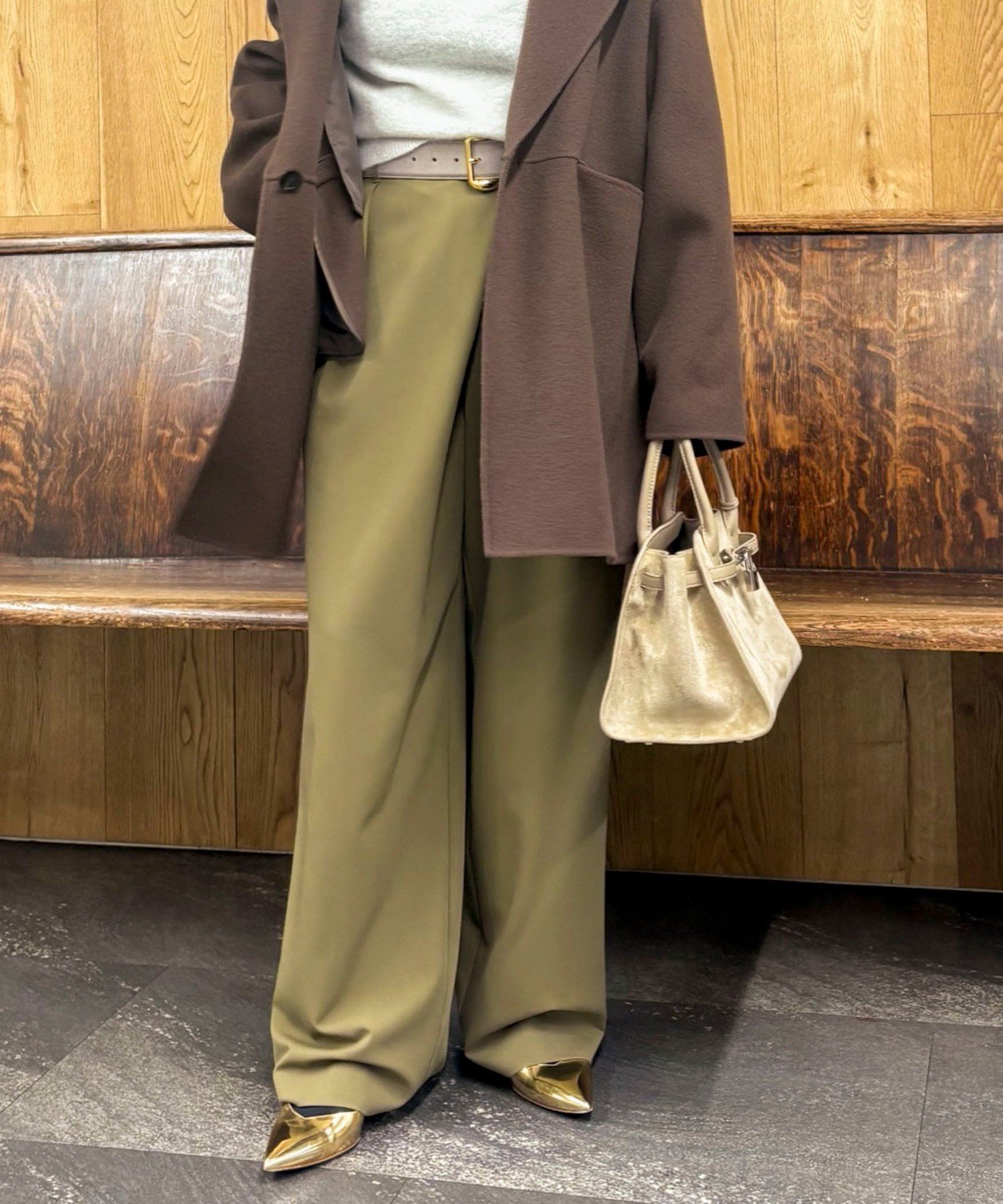 【ノーリーズ/NOLLEY'S】のウォッシャブルピーチツイルラップワイドパンツ インテリア・キッズ・メンズ・レディースファッション・服の通販 founy(ファニー) ファッション Fashion レディースファッション Fashion for Women パンツ Pants & Trousers 2025年 2025 2025-2026秋冬・A/W Autumn/Winter 2025–26 AW25–26 おすすめ Recommended / Our Picks ピーチ Peach, Soft Touch ラップ Wrap, Wrap Design ワイド Wide, Wide Fit オリーブ|ID: prp329100004806896 ipo3291000000034881119