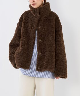 【マイカ ディール/MICA & DEAL】のスタンドカラーボアブルゾン 人気、トレンドファッション・服の通販 founy(ファニー) ファッション Fashion レディースファッション Fashion for Women アウター Coat / Outerwear Collection ブルゾンジャケット・スポーティアウター Blouson Jackets スタンド Stand Collar, Upright Stand ドローコード Drawcord, Drawstring Cord フェイクファー Faux Fur, Imitation Fur ポケット Pocket, Pocket Detail |ID:prp329100004806897