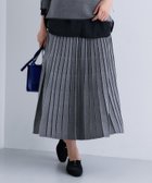 【インディヴィ/INDIVI】の【洗える/SETUP可能】ジャカードニット プリーツスカート グレー|ID: prp329100004806902 ipo3291000000034927242