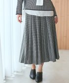 【インディヴィ/INDIVI】の【洗える/SETUP可能】ジャカードニット プリーツスカート ブラック|ID: prp329100004806902 ipo3291000000034927244