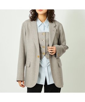 【マッキントッシュ フィロソフィー/MACKINTOSH PHILOSOPHY】のGREY LABEL ウールシングルジャケット 人気、トレンドファッション・服の通販 founy(ファニー) ファッション Fashion レディースファッション Fashion for Women アウター Coat / Outerwear Collection レディースジャケット・軽アウター Jackets 秋 Autumn コレクション Collection, Seasonal Line シルク Silk, 100% Silk ジャケット Jacket, Outerwear セットアップ Set-Up, Coordinated Outfit なめらか Smooth, Silky Texture ネップ Nepp, Slub Yarn ファブリック Fabric, Textile 冬 Winter / This Winter おすすめ Recommended / Our Picks |ID:prp329100004806916