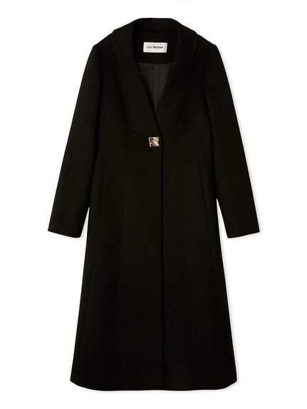 【リリーブラウン/Lily Brown】の【WEB限定サイズあり】チェスターコート インテリア・キッズ・メンズ・レディースファッション・服の通販 founy(ファニー) 　雑誌掲載アイテム　Magazine Picks & Fashion Features　ファッション雑誌　Fashion Magazines　レイ　Ray　キャンキャン　CanCam　ファッション　Fashion　レディースファッション　Fashion for Women　アウター　Coat / Outerwear Collection　コート・ロングコート・ピーコート　Long Coats, Peacoats & More　チェスターコート・ロング丈アウター　Chester Coats / Chesterfield Long Coats　1月号　January Issue　12月号　December Issue　スマート　Smart, Elegant　雑誌　Magazine, Fashion Magazine　チェスターコート　Chester Coat, Long Coat　定番　Standard, Basic Item　人気　Popular, Best Seller　パターン　Pattern, Design Print　エレガント 上品　Elegant　BLK[009]|ID: prp329100004806921 ipo3291000000034881313