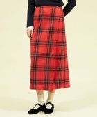 【マッキントッシュ フィロソフィー/MACKINTOSH PHILOSOPHY】のタータンチェックキルトスカート レッド|ID: prp329100004806924 ipo3291000000034881328