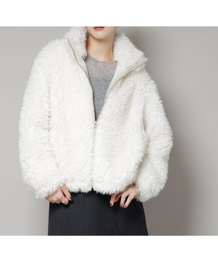 【ナノ ユニバース/nano universe】のカーリーファースタンドブルゾン インテリア・キッズ・メンズ・レディースファッション・服の通販 founy(ファニー) https://founy.com/ ファッション Fashion レディースファッション Fashion for Women アウター Coat / Outerwear Collection ブルゾンジャケット・スポーティアウター Blouson Jackets ギャザー Gathered, Ruffled コーティング Coating, Coated Finish スタンド Stand Collar, Upright Stand タオル Towel, Bath Towel デニム Denim, Jeans Material フェイクファー Faux Fur, Imitation Fur フェイクレザー Faux Leather, PU Leather フレア Flare, Flared ワイド Wide, Wide Fit おすすめ Recommended / Our Picks 2025年 2025 2025-2026秋冬・A/W Autumn/Winter 2025–26 AW25–26 |ID: prp329100004806934 ipo3291000000035020203