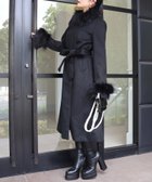 【ロイヤルパーティー/ROYAL PARTY】のウールガウンコート 人気、トレンドファッション・服の通販 founy(ファニー) ファッション Fashion レディースファッション Fashion for Women アウター Coat / Outerwear Collection コート・ロングコート・ピーコート Long Coats, Peacoats & More ガウン Gown, Robe フォックス Fox, Fox Fur 今季 This Season, Current Season thumbnail ブラック|ID: prp329100004806937 ipo3291000000034881417