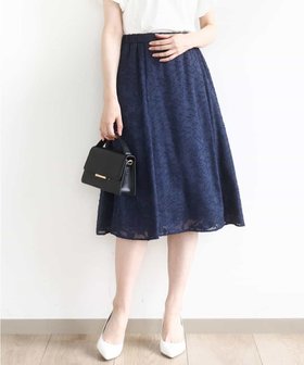 【オフオン/ofuon】のカットジャガードフレアースカート/洗える/WEB限定サイズあり 人気、トレンドファッション・服の通販 founy(ファニー) ファッション Fashion レディースファッション Fashion for Women スカート Skirts おすすめ Recommended / Our Picks カットジャガード Cut Jacquard カットソー Cut and Sewn Top ギャザー Gathered, Ruffled シンプル Simple, Minimal セットアップ Set-Up, Coordinated Outfit トレンド Trend, Trending Now 冬 Winter / This Winter 夏 Summer 春 Spring 洗える Machine Washable 秋 Autumn |ID:prp329100004806943