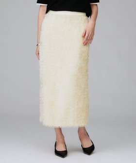 【アンタイトル/UNTITLED】の【後ろウエストゴム/洗える/タイト】シャギーナロースカート 人気、トレンドファッション・服の通販 founy(ファニー) ファッション Fashion レディースファッション Fashion for Women スカート Skirts おすすめ Recommended / Our Picks シンプル Simple, Minimal ジャカード／ジャガード Jacquard, Woven Pattern スマート Smart, Elegant ベーシック Basic, Essential ポケット Pocket, Pocket Detail リラックス Relax, Relaxed Fit 日本製 Made In Japan 洗える Machine Washable |ID:prp329100004806967