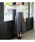 【ミッシュマッシュ/MISCH MASCH】の【2024秋冬新作】コルセットベルトAラインスカート/MM447204 グレー|ID: prp329100004806968 ipo3291000000034916264