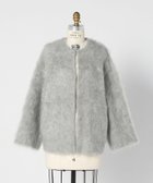 【ドゥロワー/DRAWER】のWINTER2 モヘヤノーカラーニットジャケット LT.GRAY|ID: prp329100004806974 ipo3291000000034881713