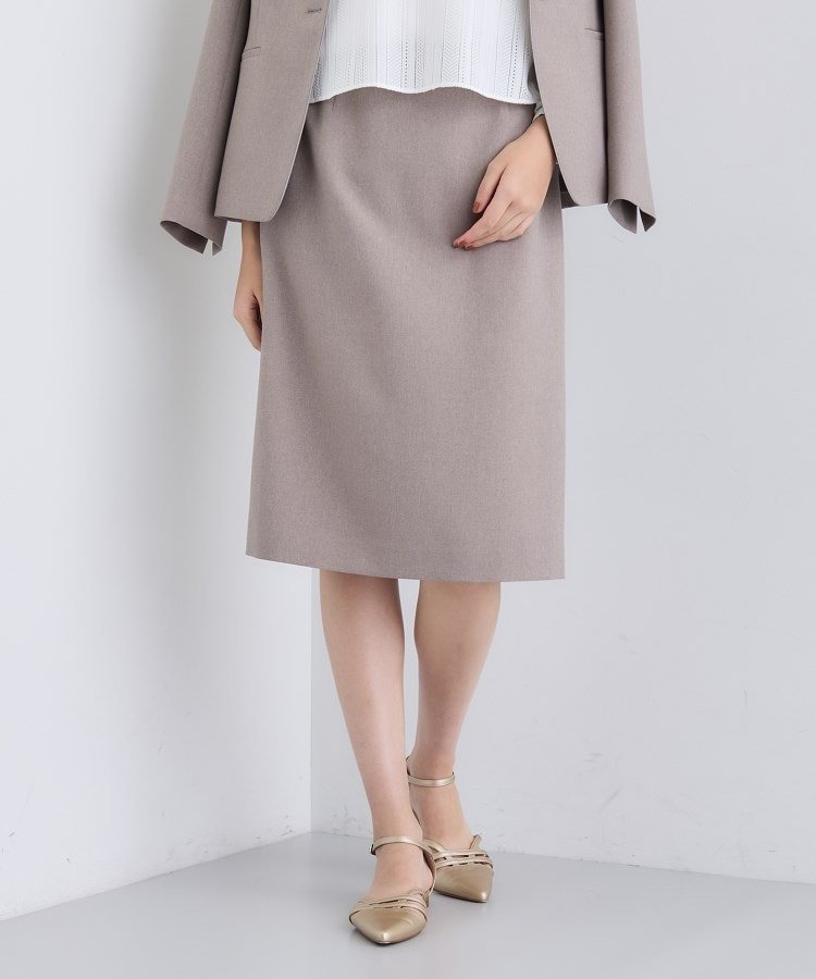 【インディヴィ/INDIVI】の【洗える/通勤/スーツ】メランジストレッチ タイトスカート インテリア・キッズ・メンズ・レディースファッション・服の通販 founy(ファニー) ファッション Fashion レディースファッション Fashion for Women スカート Skirts スーツ Business Suits & Workwear スーツスカート・ビジネス用スカート Suit Skirts / Office Skirts ジャケット Jacket, Outerwear ストレッチ Stretch, Stretchy Fabric スマート Smart, Elegant スーツ Suit, Formalwear セットアップ Set-Up, Coordinated Outfit タイトスカート Pencil Skirt, Tight Skirt ポケット Pocket, Pocket Detail ワイド Wide, Wide Fit エレガント 上品 Elegant 定番 Standard, Basic Item 洗える Machine Washable ビジネス 仕事 通勤 Business / Work / Commuting トープ|ID: prp329100004806975 ipo3291000000034881719