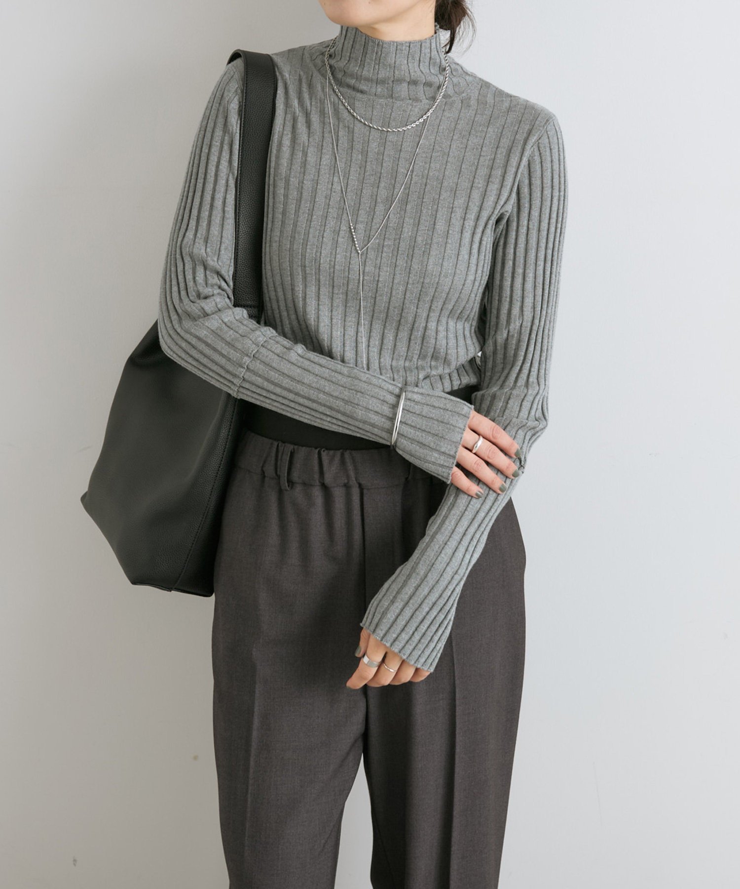 【リヴドロワ/RIVE DROITE】の【新色追加・リバイバル】シルクカシミヤリブニット インテリア・キッズ・メンズ・レディースファッション・服の通販 founy(ファニー) ファッション Fashion レディースファッション Fashion for Women トップス・カットソー Cut & Sew Tops ニット Knit Tops & Sweaters シルク Silk, 100% Silk なめらか Smooth, Silky Texture 人気 Popular, Best Seller リブニット Rib Knit, Ribbed Knit 再入荷 Restock / Back in Stock おすすめ Recommended / Our Picks エレガント 上品 Elegant グレー|ID: prp329100004806985 ipo3291000000034881842