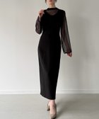 【ジュノア/JUNOAH】の袖ボタンシアーブラウス+IラインジャンパースカートSET(薄手,裏地無し) 人気、トレンドファッション・服の通販 founy(ファニー) ファッション Fashion レディースファッション Fashion for Women スカート Skirts thumbnail Aブラック|ID: prp329100004806987 ipo3291000000034881878