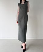 【ジュノア/JUNOAH】の袖ボタンシアーブラウス+IラインジャンパースカートSET(薄手,裏地無し) 人気、トレンドファッション・服の通販 founy(ファニー) ファッション Fashion レディースファッション Fashion for Women スカート Skirts thumbnail チャコール|ID: prp329100004806987 ipo3291000000034881880