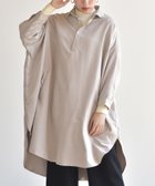 【アールピーエス/rps】のピーチ起毛ドルマンシャツワンピース 人気、トレンドファッション・服の通販 founy(ファニー) ファッション Fashion レディースファッション Fashion for Women ワンピース Dresses シャツワンピース / 1枚で着映えコーデ Shirt Dresses スタイリッシュ Stylish, Fashionable ビッグ Big, Oversized ピーチ Peach, Soft Touch 再入荷 Restock / Back in Stock A/W・秋冬 Autumn/Winter thumbnail ライトベージュ|ID: prp329100004806989 ipo3291000000034881900