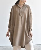 【アールピーエス/rps】のピーチ起毛ドルマンシャツワンピース 人気、トレンドファッション・服の通販 founy(ファニー) ファッション Fashion レディースファッション Fashion for Women ワンピース Dresses シャツワンピース / 1枚で着映えコーデ Shirt Dresses スタイリッシュ Stylish, Fashionable ビッグ Big, Oversized ピーチ Peach, Soft Touch 再入荷 Restock / Back in Stock A/W・秋冬 Autumn/Winter thumbnail ダークベージュ|ID: prp329100004806989 ipo3291000000034881902