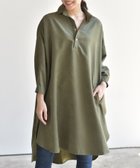 【アールピーエス/rps】のピーチ起毛ドルマンシャツワンピース 人気、トレンドファッション・服の通販 founy(ファニー) ファッション Fashion レディースファッション Fashion for Women ワンピース Dresses シャツワンピース / 1枚で着映えコーデ Shirt Dresses スタイリッシュ Stylish, Fashionable ビッグ Big, Oversized ピーチ Peach, Soft Touch 再入荷 Restock / Back in Stock A/W・秋冬 Autumn/Winter thumbnail カーキ|ID: prp329100004806989 ipo3291000000034881905