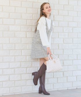 【マジェスティック レゴン/MAJESTIC LEGON】の前後2wayミニジャンスカ 人気、トレンドファッション・服の通販 founy(ファニー) ファッション Fashion レディースファッション Fashion for Women 秋 Autumn クラシカル Classical, Vintage-Inspired クラシック Classic, Timeless Style ダウン Down, Puffer 冬 Winter / This Winter 再入荷 Restock / Back in Stock おすすめ Recommended / Our Picks |ID:prp329100004806992