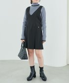 【マジェスティック レゴン/MAJESTIC LEGON】の前後2wayミニジャンスカ 人気、トレンドファッション・服の通販 founy(ファニー) ファッション Fashion レディースファッション Fashion for Women 秋 Autumn クラシカル Classical, Vintage-Inspired クラシック Classic, Timeless Style ダウン Down, Puffer 冬 Winter / This Winter 再入荷 Restock / Back in Stock おすすめ Recommended / Our Picks thumbnail ブラック|ID: prp329100004806992 ipo3291000000034881932
