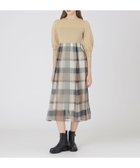 【ブルーレーベル クレストブリッジ/BLUE LABEL CRESTBRIDGE】のシフォンコンビドレス 人気、トレンドファッション・服の通販 founy(ファニー) ファッション Fashion レディースファッション Fashion for Women ワンピース Dresses フォーマル・パーティードレス・結婚式用ドレス Elegant & Casual Dresses エレガント 上品 Elegant シフォン Chiffon, Lightweight Fabric チェック Check, Plaid, Tartan ドッキング Docking, Mixed Material ドレス Dress, One-Piece thumbnail ベージュ|ID: prp329100004806999 ipo3291000000034882018