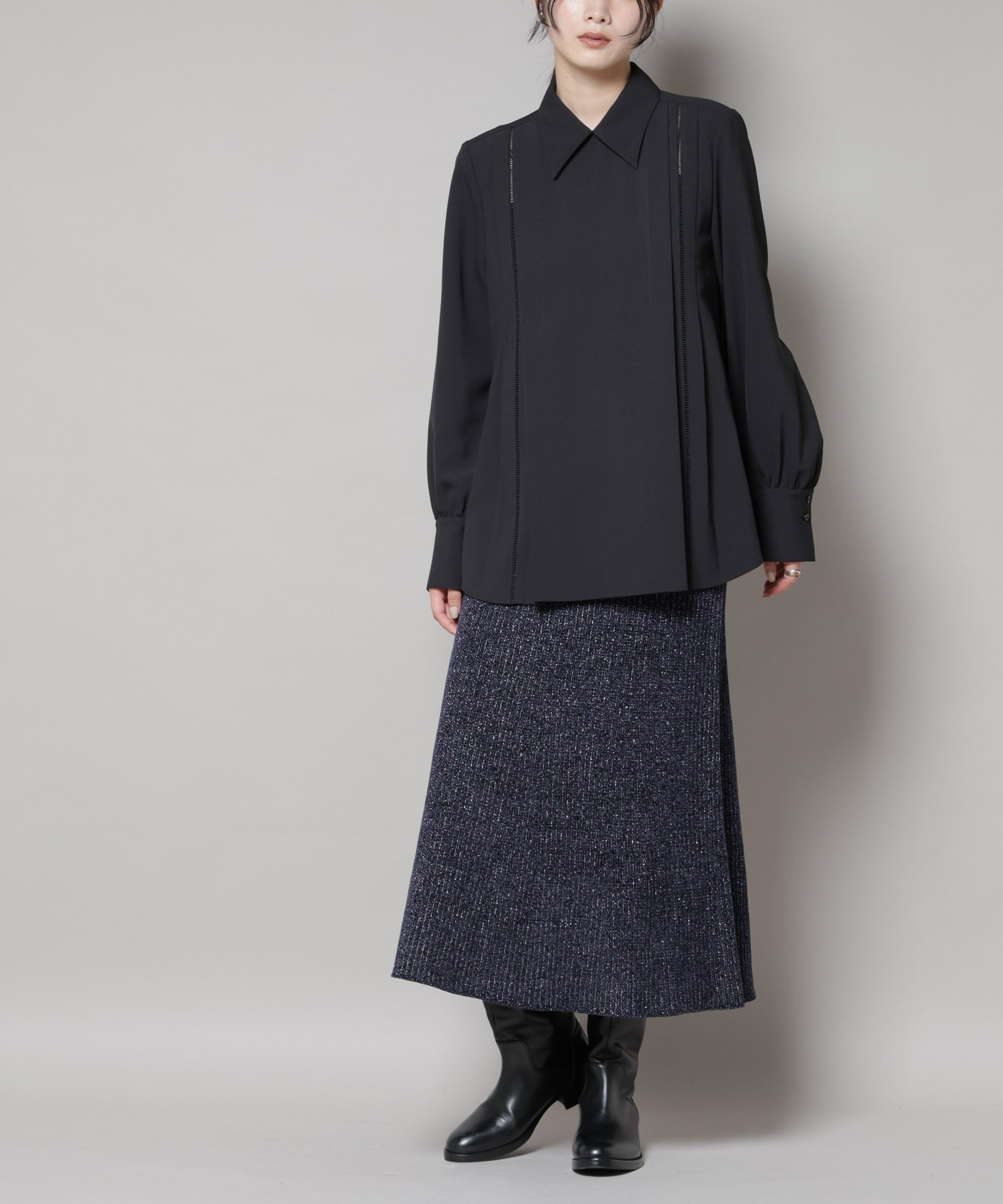 【ナノ ユニバース/nano universe】のラメモールワイドリブマーメイドニットスカート(セットアップ可) インテリア・キッズ・メンズ・レディースファッション・服の通販 founy(ファニー) ファッション Fashion レディースファッション Fashion for Women セットアップ Matching Sets スカート・ミニ/ミディ/マキシ Skirts / Mini, Midi & Maxi Skirts アクセサリー Fashion Accessories ウォッシャブル Machine Washable スリット Slit, Slit Detail セットアップ Set-Up, Coordinated Outfit 時計 Watch, Wristwatch フレア Flare, Flared マーメイド Mermaid, Fishtail Silhouette 冬 Winter / This Winter A/W・秋冬 Autumn/Winter おすすめ Recommended / Our Picks エレガント 上品 Elegant 2025年 2025 2025-2026秋冬・A/W Autumn/Winter 2025–26 AW25–26 ネイビー|ID: prp329100004807006 ipo3291000000034882082