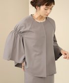 【バブ ブージュルード/Bab Bou Jeloud】の【オケージョンドレス/結婚式/SET対応可】ケープ風ジャケット 人気、トレンドファッション・服の通販 founy(ファニー) ファッション Fashion レディースファッション Fashion for Women アウター Coat / Outerwear Collection レディースジャケット・軽アウター Jackets ワンピース Dresses フォーマル・パーティードレス・結婚式用ドレス Elegant & Casual Dresses ギャザー Gathered, Ruffled ショルダー Shoulder, Shoulder Strap シンプル Simple, Minimal ジャケット Jacket, Outerwear ストレッチ Stretch, Stretchy Fabric スマート Smart, Elegant セットアップ Set-Up, Coordinated Outfit チェック Check, Plaid, Tartan フォーマル Formal, Dressy リボン Ribbon, Bow 再入荷 Restock / Back in Stock おすすめ Recommended / Our Picks エレガント 上品 Elegant 入学式 Entrance Ceremony 結婚式 Wedding 披露宴 Wedding Reception 二次会 After Party ビジネス 仕事 通勤 Business / Work / Commuting thumbnail GRAY|ID: prp329100004807018 ipo3291000000034882158