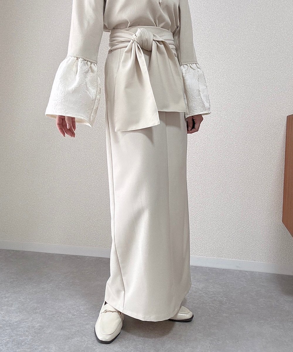 【バブ ブージュルード/Bab Bou Jeloud】の【オケージョンドレス/結婚式/2サイズ/SET対応可】リボンセットIラインスカート インテリア・キッズ・メンズ・レディースファッション・服の通販 founy(ファニー) ファッション Fashion レディースファッション Fashion for Women スカート Skirts ジャケット Jacket, Outerwear ストレッチ Stretch, Stretchy Fabric スマート Smart, Elegant セットアップ Set-Up, Coordinated Outfit チェック Check, Plaid, Tartan リボン Ribbon, Bow ワイド Wide, Wide Fit 再入荷 Restock / Back in Stock おすすめ Recommended / Our Picks エレガント 上品 Elegant 結婚式 Wedding 披露宴 Wedding Reception 二次会 After Party ビジネス 仕事 通勤 Business / Work / Commuting IVORY|ID: prp329100004807019 ipo3291000000034882164